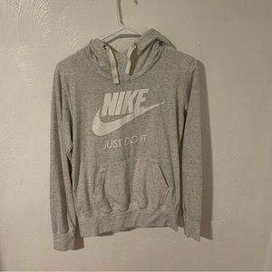 Light weight grey Nike hoodie